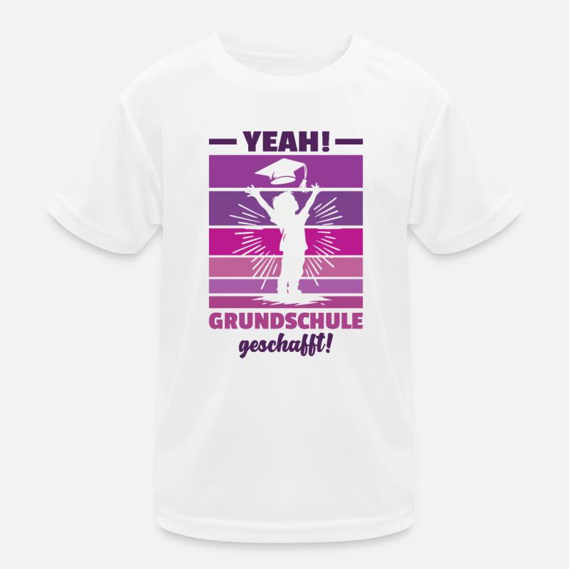 Grundschule Absolvent Mädchen Grundschule Abschied Kinder Funktions-T-Shirt