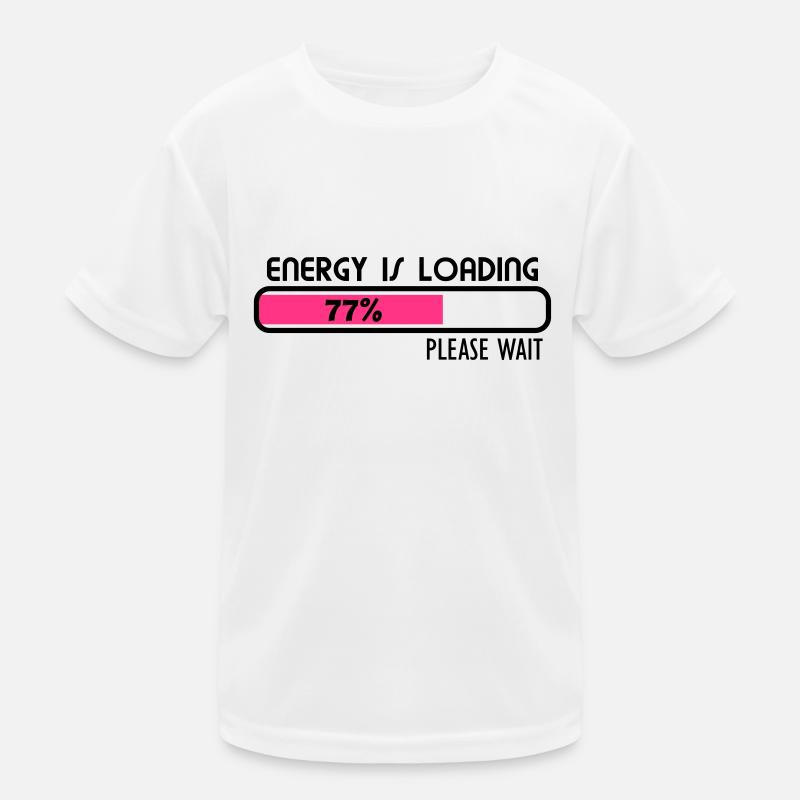 Energy loading - V2 Kinder Funktions-T-Shirt
