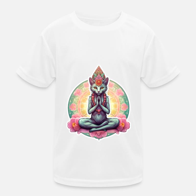 Sitz der Stille Kinder Funktions-T-Shirt