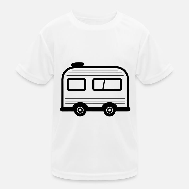 Kleiner Wohnwagen Kinder Funktions-T-Shirt