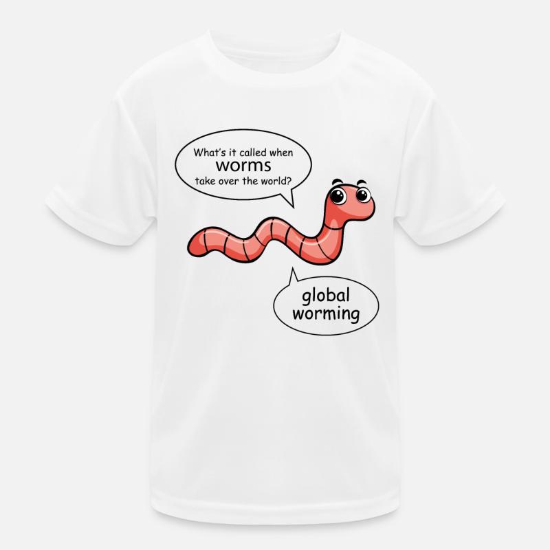 Kompostkompost Gartengarten Wurm Humor Kinder Funktions-T-Shirt