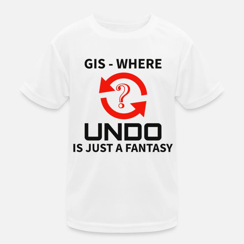 GIS Undo Fantasy Data Mapping Errors Kinder Funktions-T-Shirt