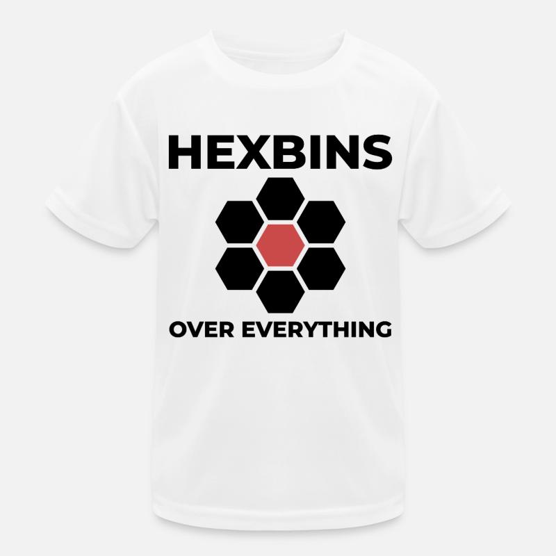 Hexbins Datenvisualisierung GIS Mapping Räumlich Kinder Funktions-T-Shirt