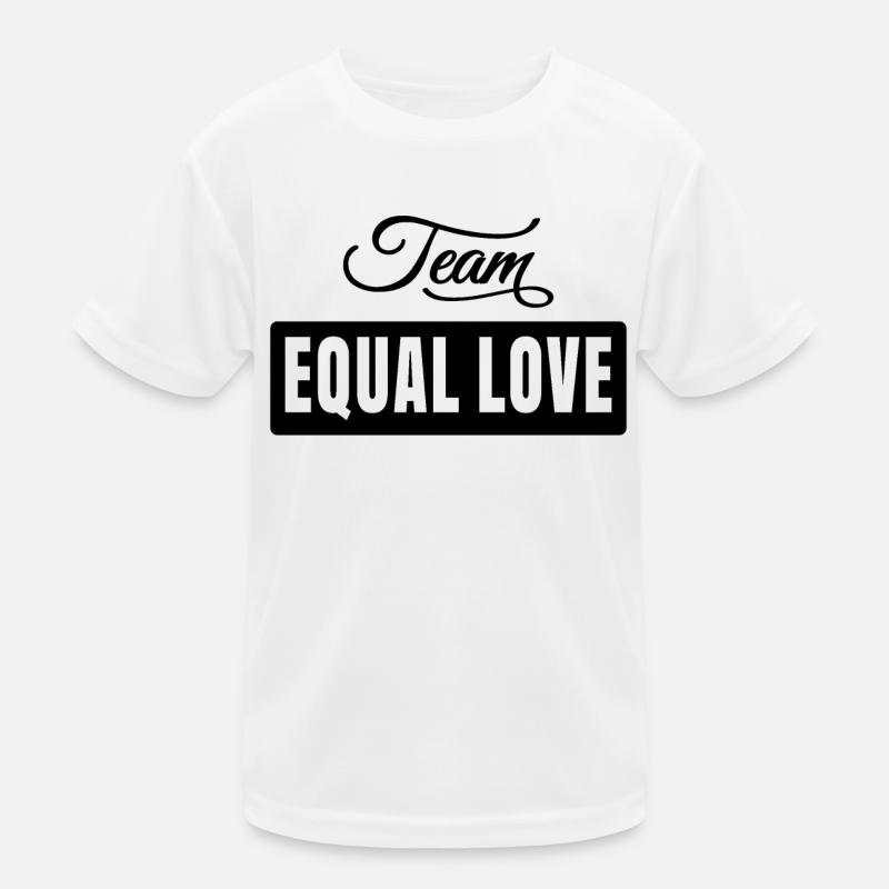 Équipe Amour égal T-shirt sport Enfant