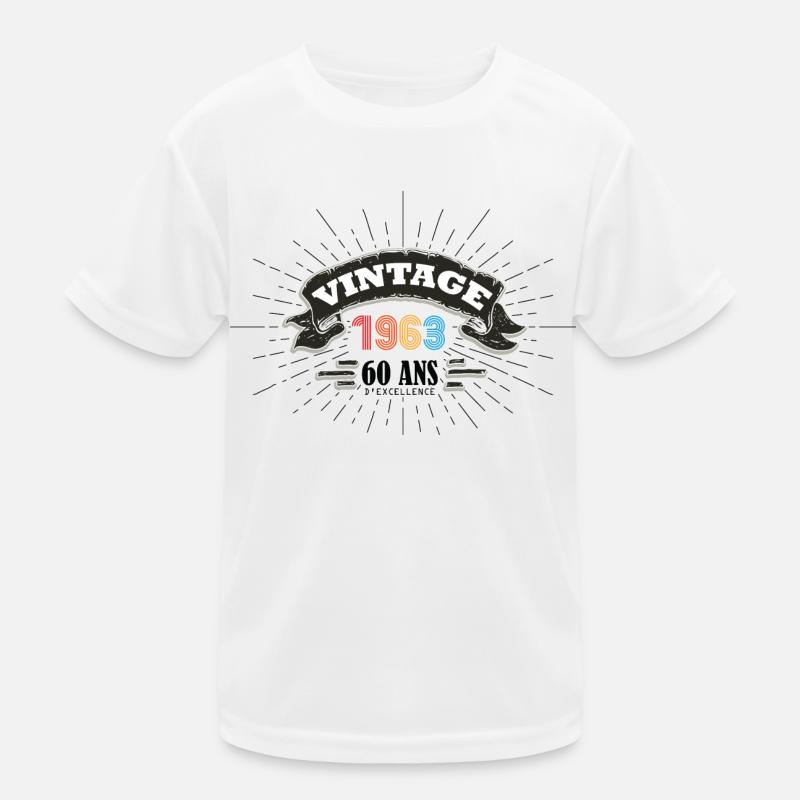 Vintage exemplaire unique 1963 Edition limitée T-shirt sport Enfant