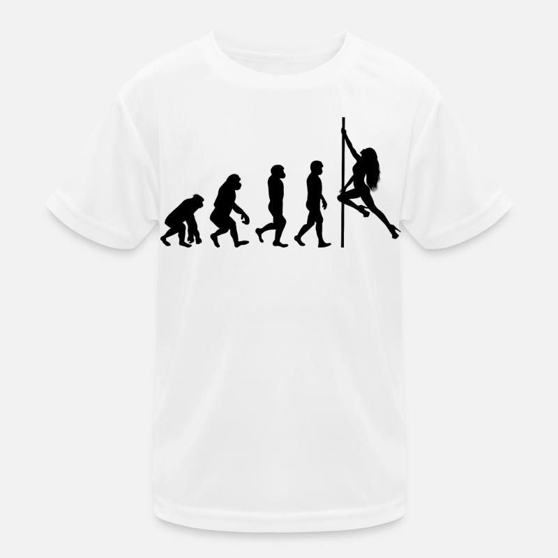 Pole Sport Dance Evolution Tänzer Akrobatik Kinder Funktions-T-Shirt