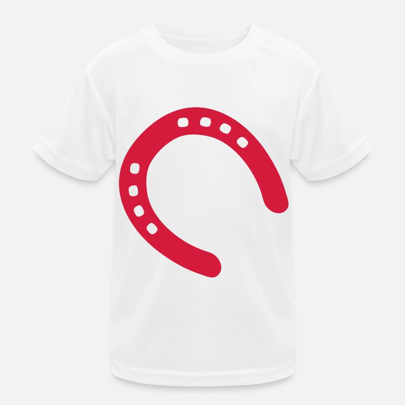 fer à cheval empreintes T-shirt sport Enfant