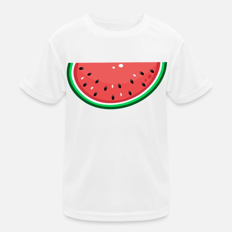 Watermelon Design Slice Kids Functional T-Shirt