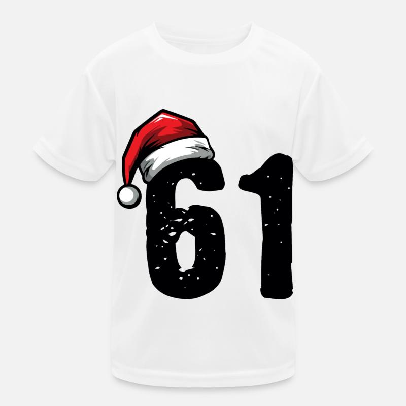 61 Nombre Noël T-shirt sport Enfant