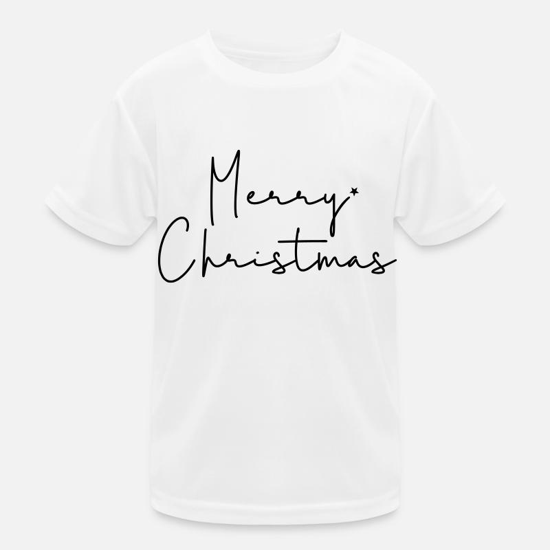 Merry Christmas Kinder Funktions-T-Shirt
