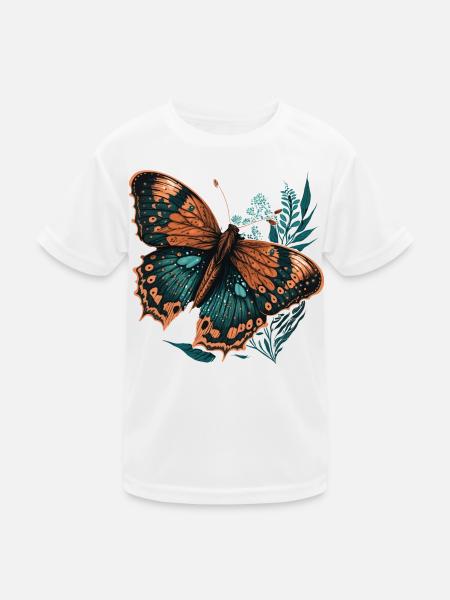 Butterfly Dreams - Kids Functional T-Shirt - white - Front
