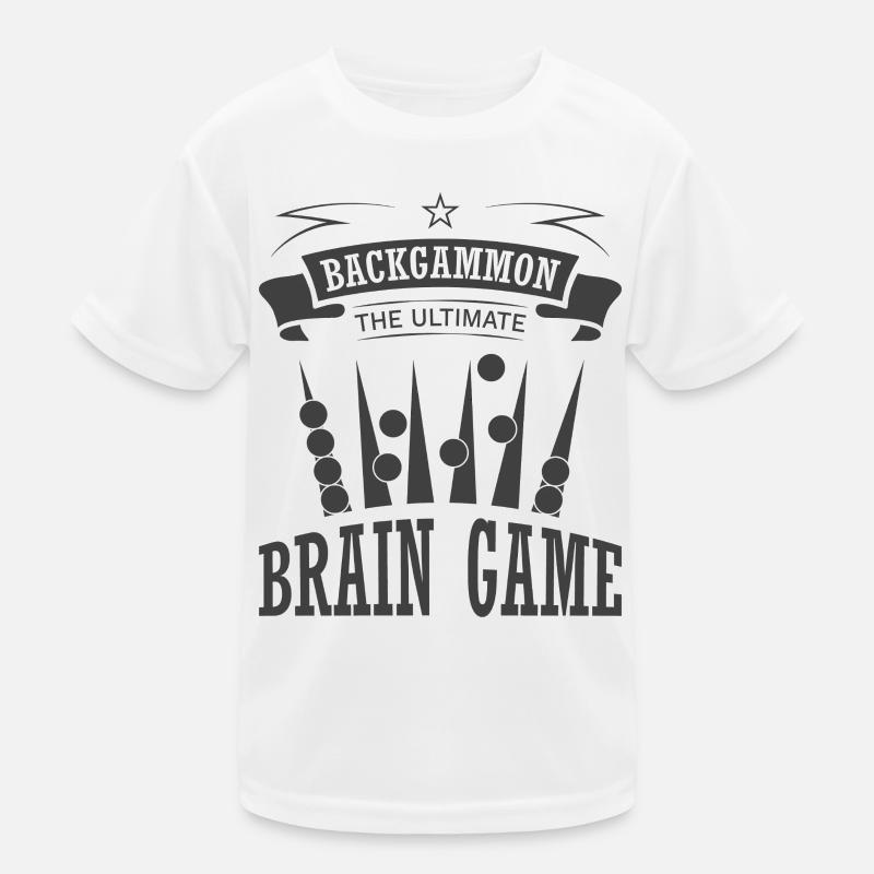 Backgammon Spiel Kinder Funktions-T-Shirt