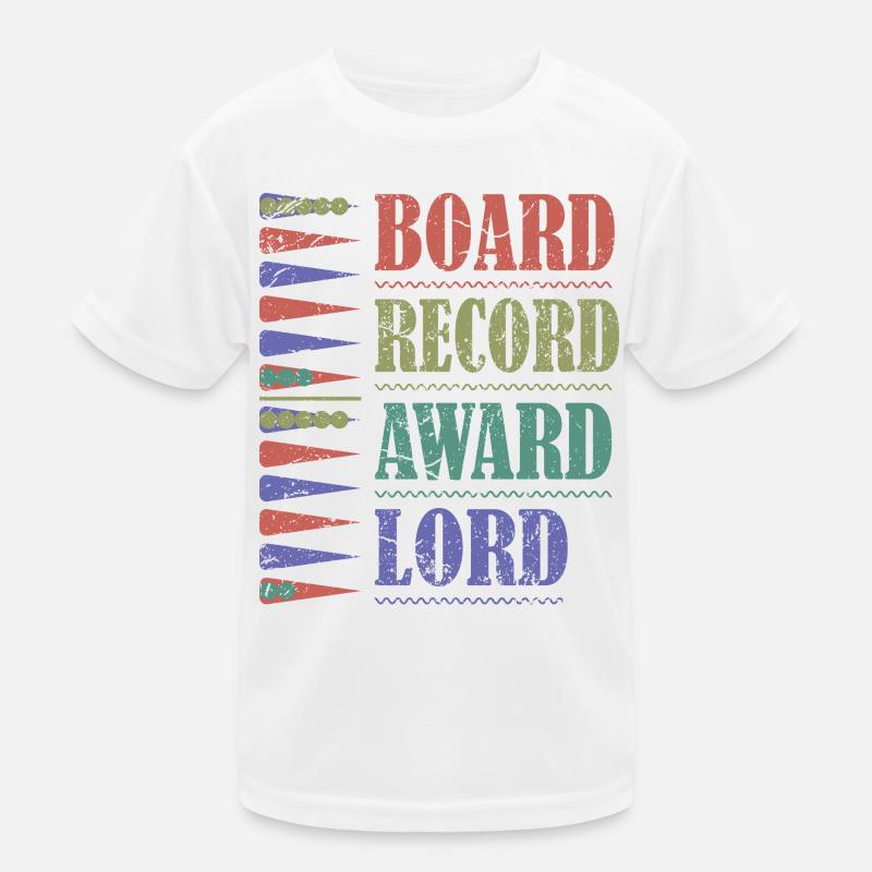 Backgammon Spiel Kinder Funktions-T-Shirt