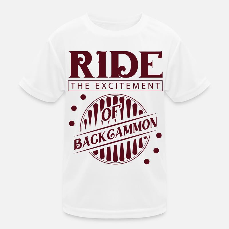 Backgammon Spiel Kinder Funktions-T-Shirt