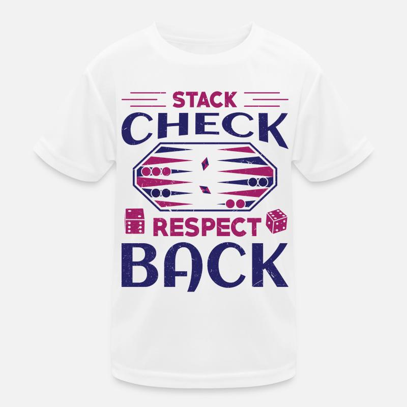 Backgammon Spiel Kinder Funktions-T-Shirt