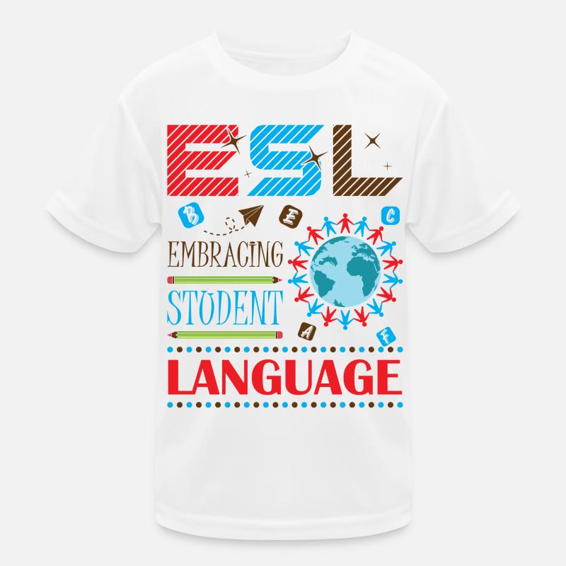 ESL-Lehrer ESL Unterricht Kinder Funktions-T-Shirt