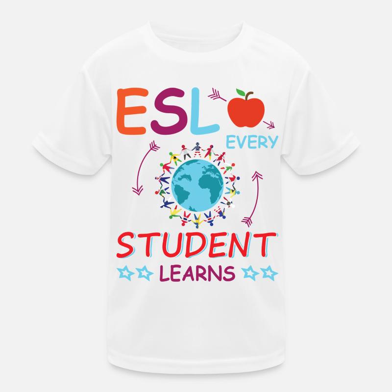ESL-Lehrer ESL Unterricht Kinder Funktions-T-Shirt