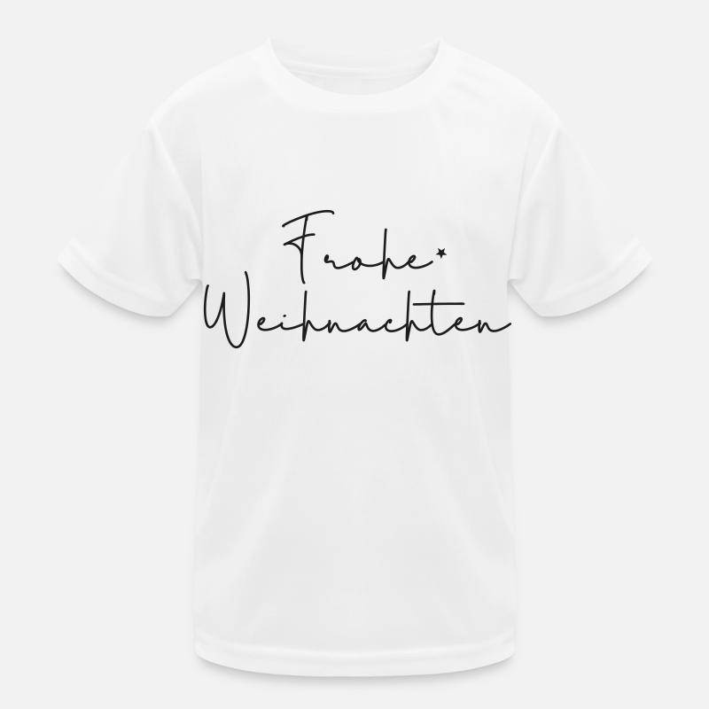 Frohe Weihnachten Kinder Funktions-T-Shirt