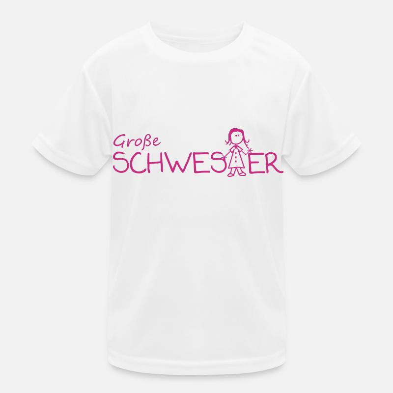 Große Schwester Kinder Funktions-T-Shirt