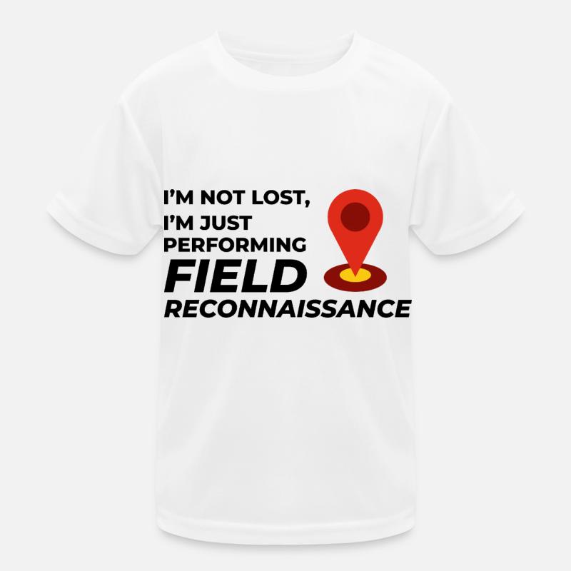 Field Reconnaissance GIS Surveyor Mapping Humor Kids Functional T-Shirt