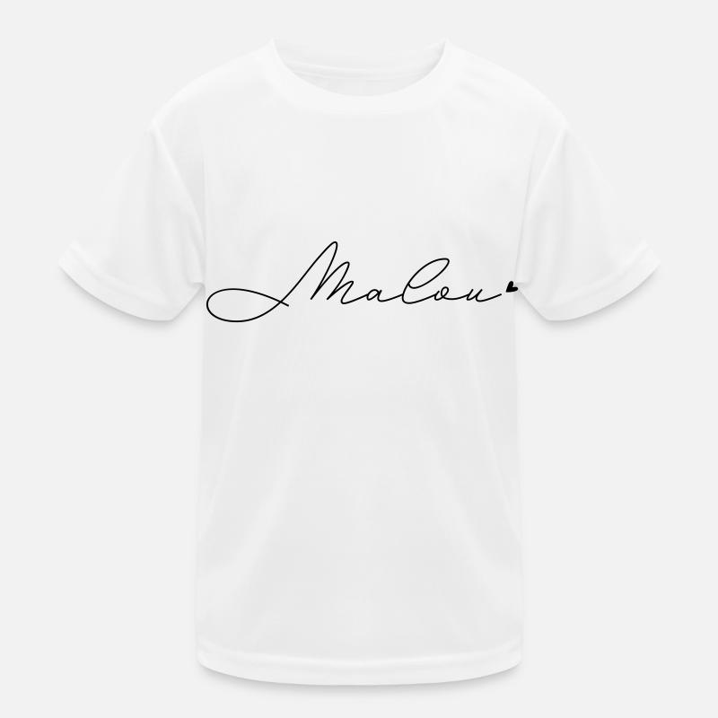Name Malou Kinder Funktions-T-Shirt