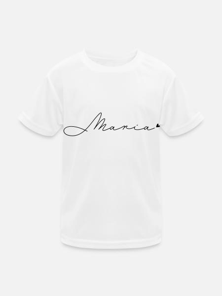 Name: Mary - Kids Functional T-Shirt - white - Front