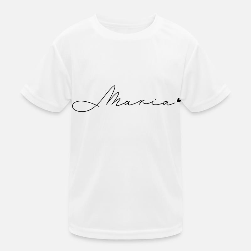 Name Maria Kinder Funktions-T-Shirt