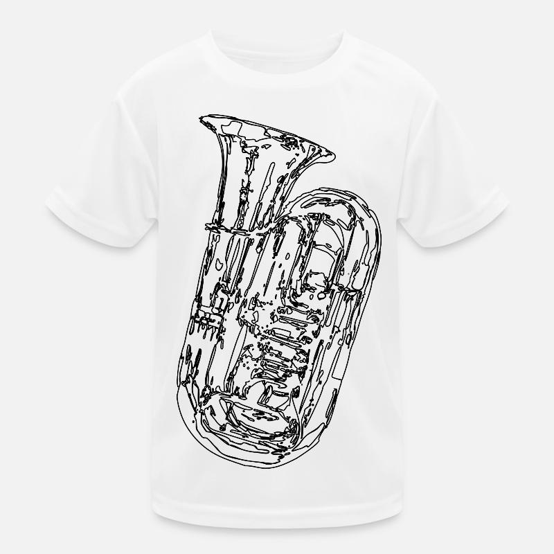 Dessin de tuba T-shirt sport Enfant