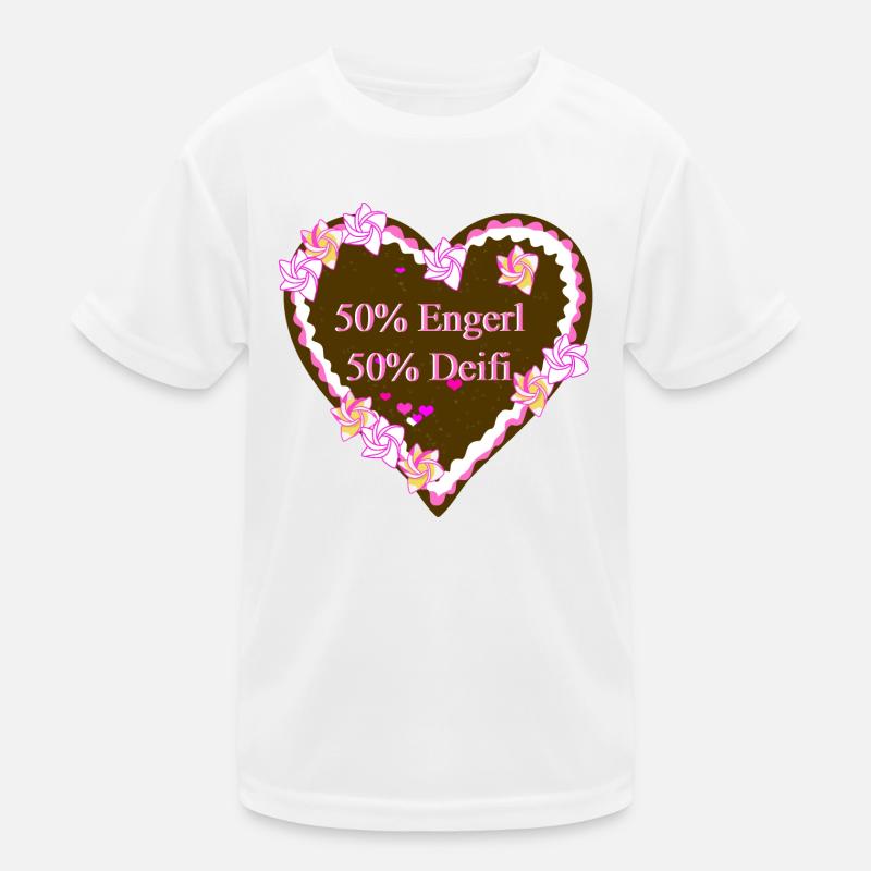 Lebkucheherz Engerl Deifi Kinder Funktions-T-Shirt