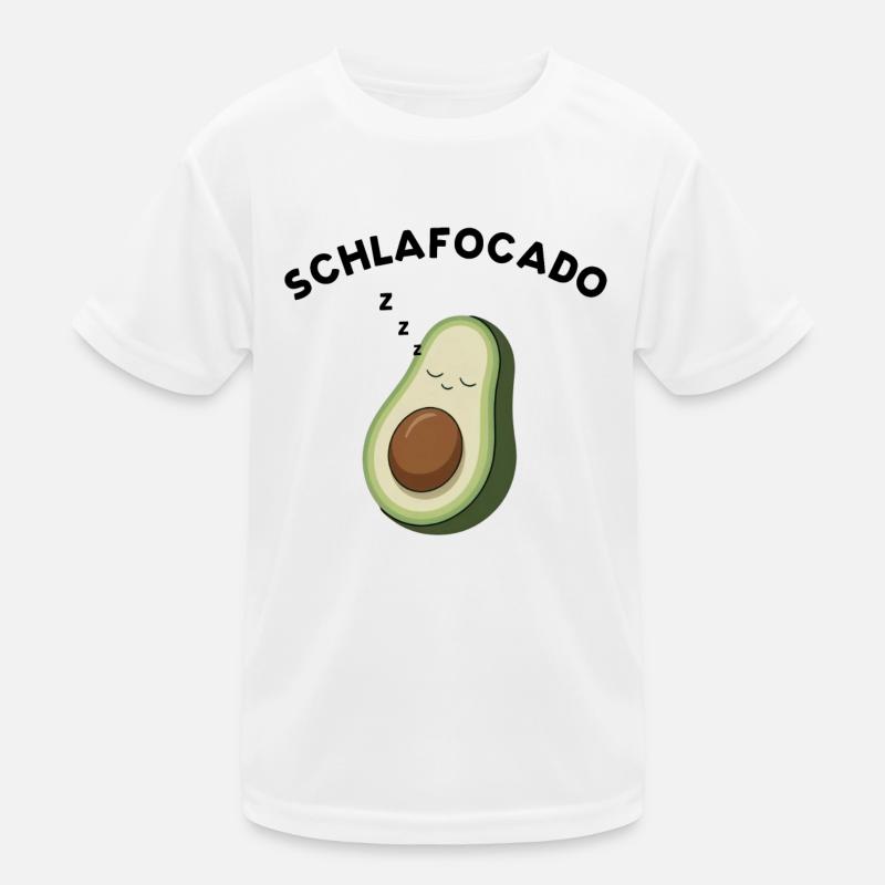 Schlafocado - Fun Avocado Design Kids Functional T-Shirt