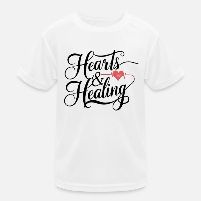 Cœurs et guérison T-shirt sport Enfant