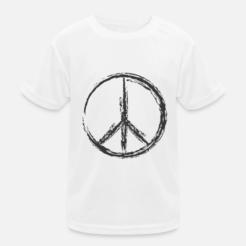 Signe de paix T-shirt sport Enfant