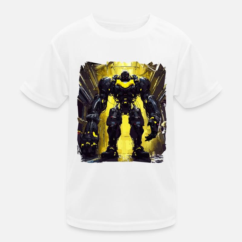 Futuriste Cyberpunk Mech Warrior Sci Fi Robot T-shirt sport Enfant
