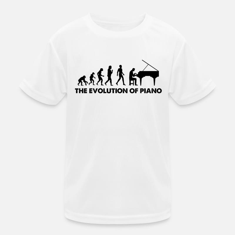 The Evolution Of Piano Kinder Funktions-T-Shirt