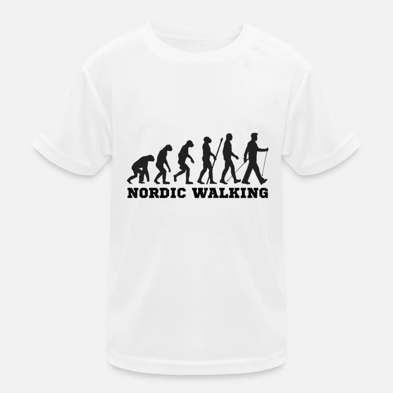 Nordic walking evolution Kids Functional T-Shirt