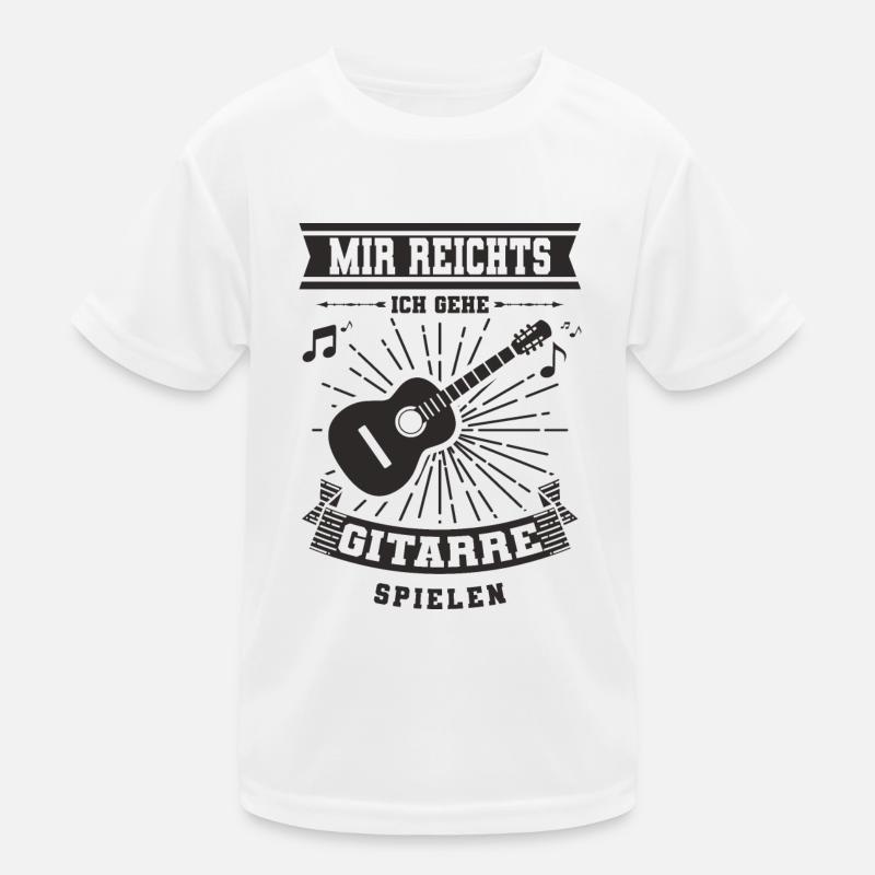 Gitarre Kinder Funktions-T-Shirt