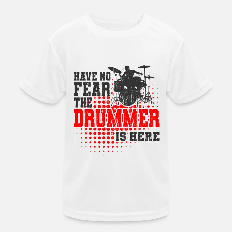 drummer Kids Functional T-Shirt