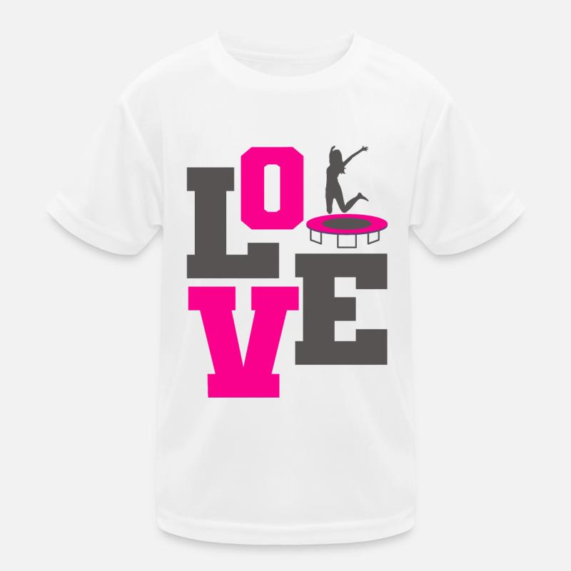 Trampolin Kinder Funktions-T-Shirt