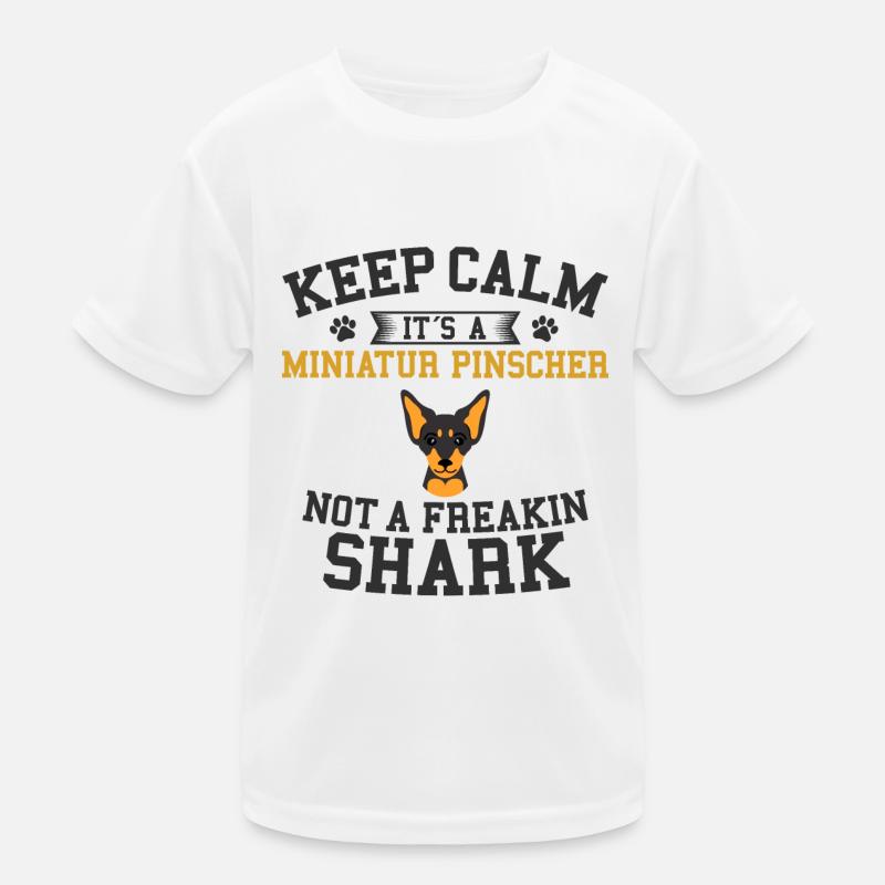 Zwergpinscher Kinder Funktions-T-Shirt
