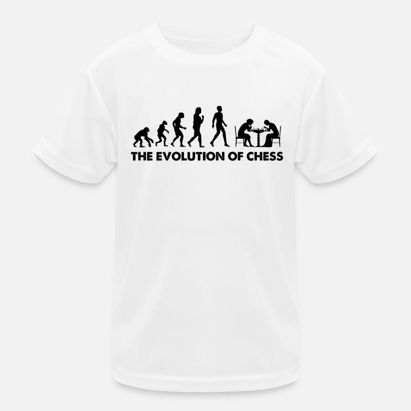 The Evolution Of Chess Kinder Funktions-T-Shirt