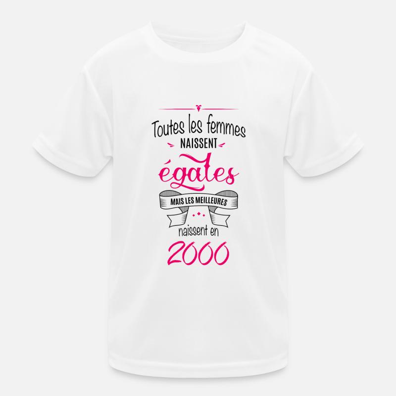 Année 2000 (fe) T-shirt sport Enfant