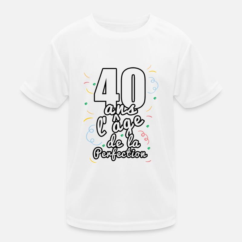 40 ans T-shirt sport Enfant