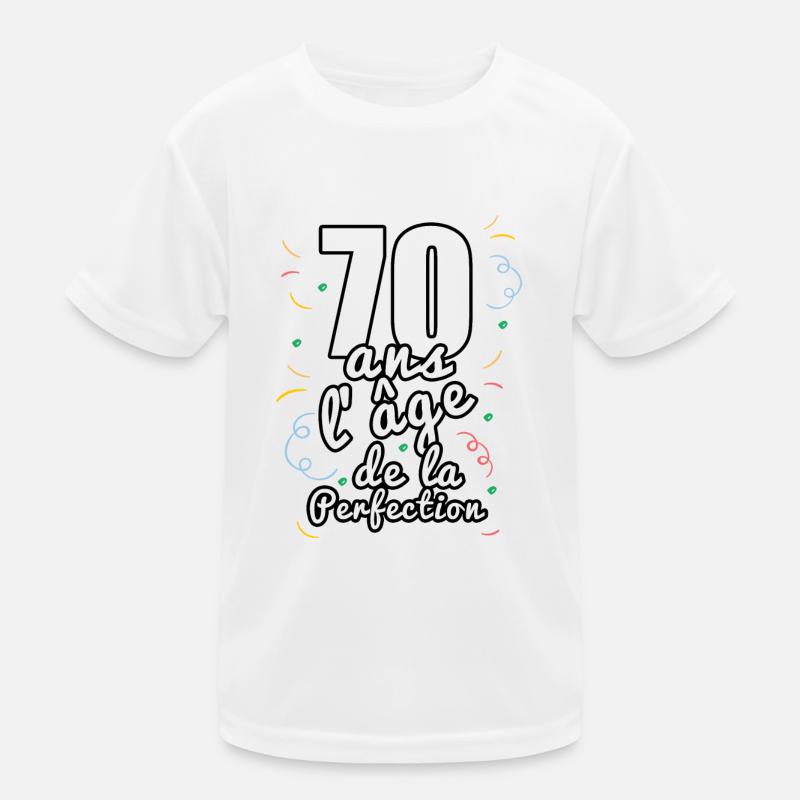 70 ans T-shirt sport Enfant