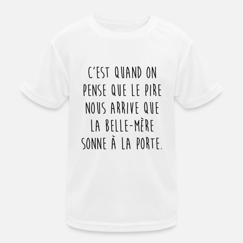 La belle-mère... T-shirt sport Enfant