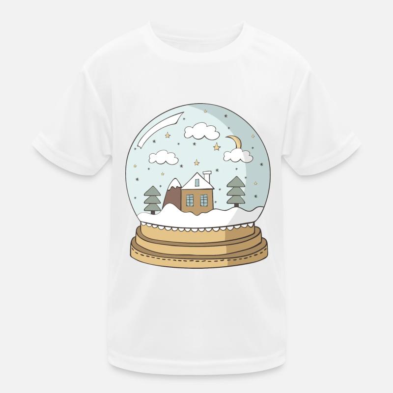 snow globe Kids Functional T-Shirt