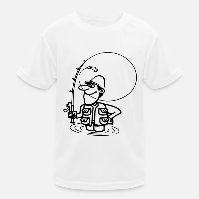 Fishing fun Kids Functional T-Shirt