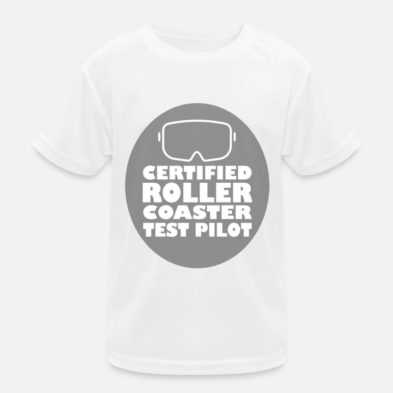 Rollercoaster Achterbahn Kinder Funktions-T-Shirt