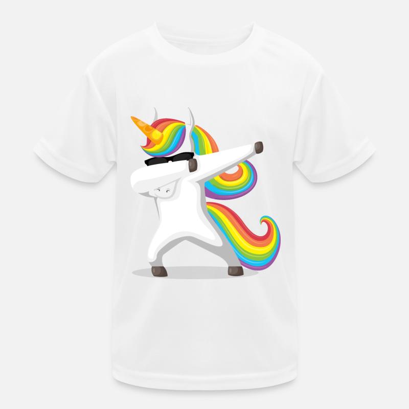 Dubbing Einhorn Kinder Funktions-T-Shirt