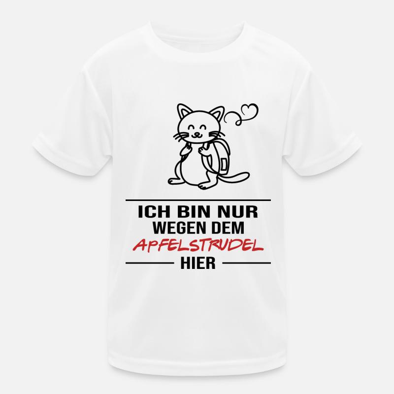apfelstrudel kaiserschmarrn bergwandern gipfelbuch Kinder Funktions-T-Shirt