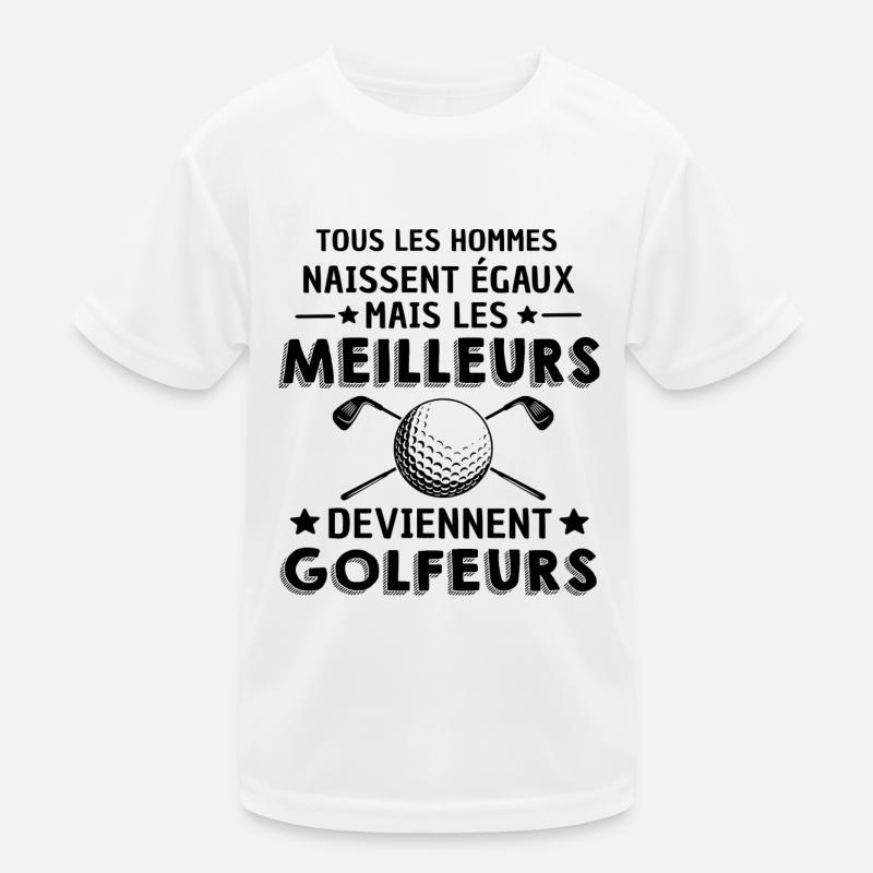 les meilleurs deviennent golfeurs / humour golf T-shirt sport Enfant
